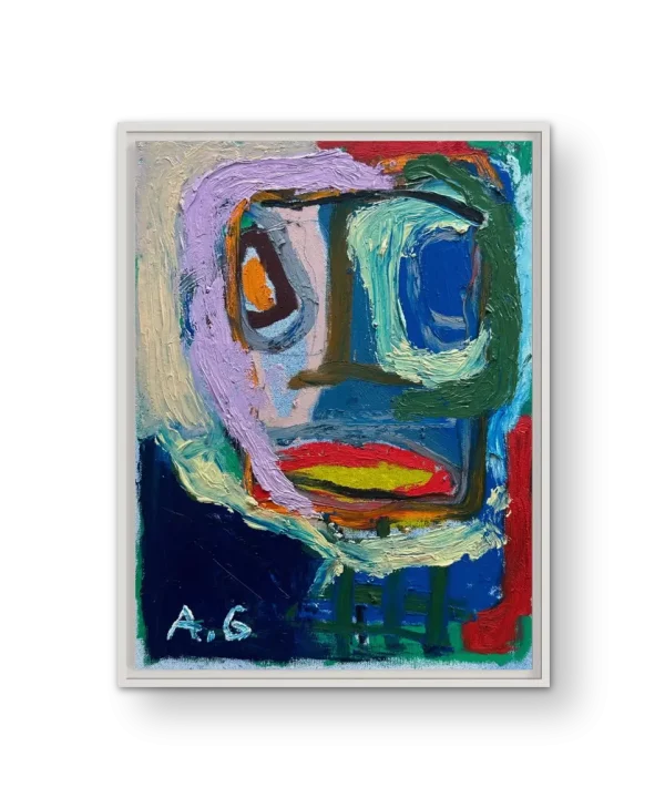 Oil on paper 001