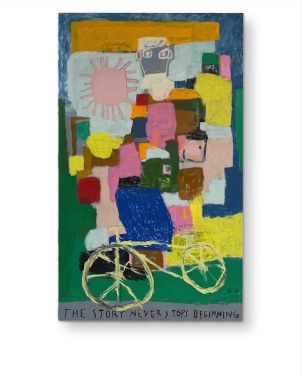 The story never stops beginning