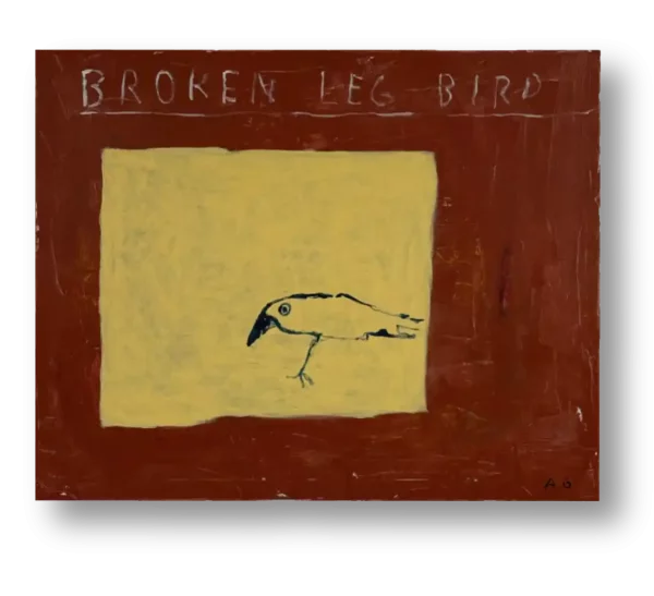 Broken leg bird
